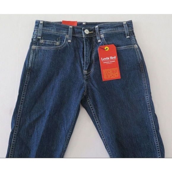 Levi's 502 Red Collection Positively Superior Men's Sz 28x32 Tapered Jeans - Picture 7 of 10